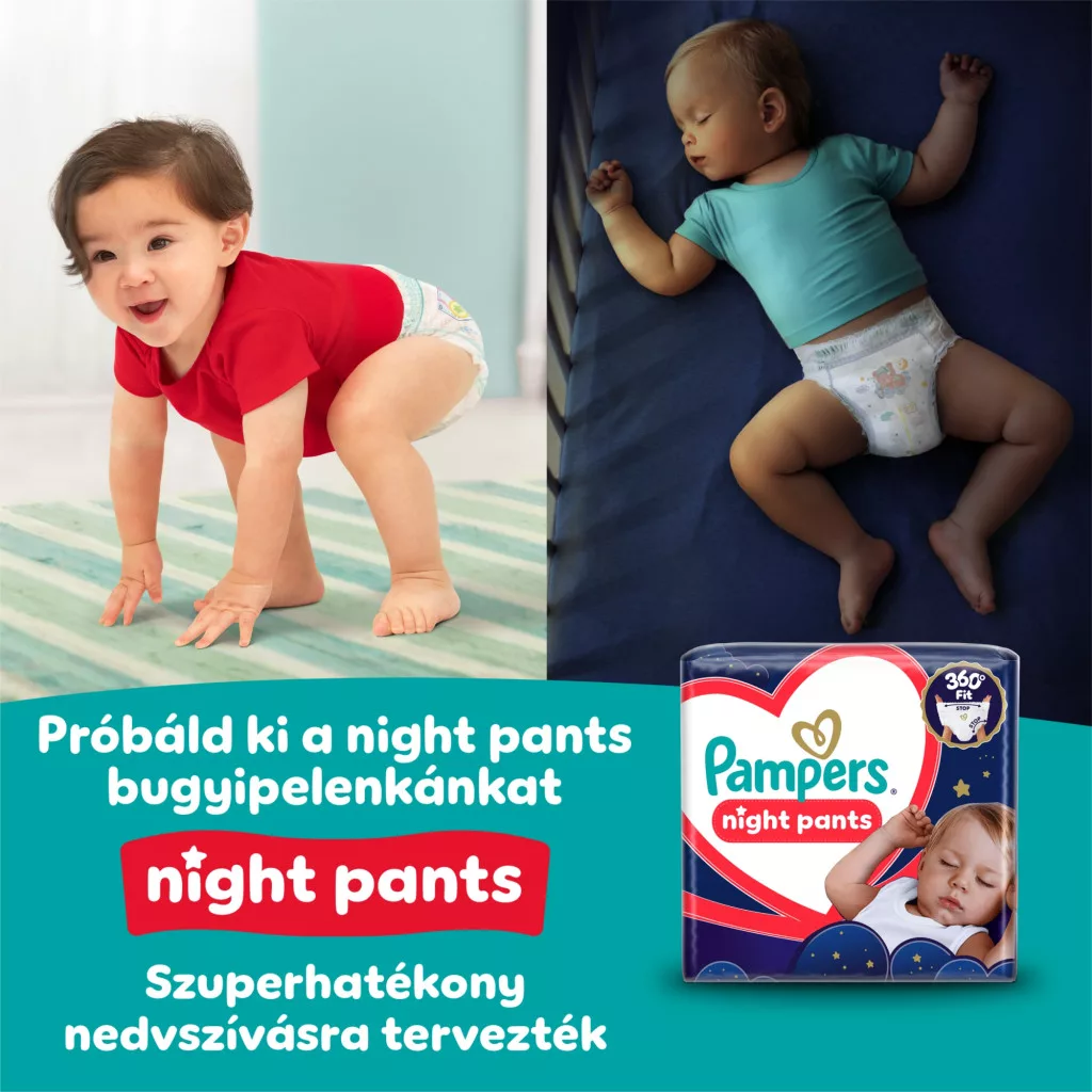 Pampers Active Baby Pants bugyipelenka 6, 13-19 kg, 44 db