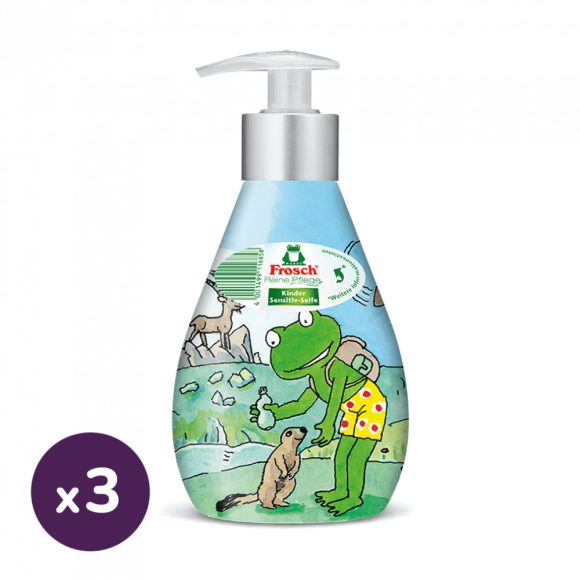 Frosch pumpás folyékony szappan gyerekeknek 3x300 ml