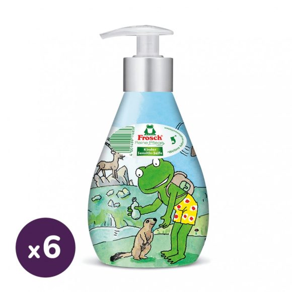 Frosch pumpás folyékony szappan gyerekeknek 6x300 ml