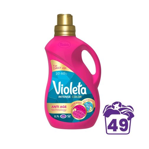 Violeta Intense color mosógél színes ruhákhoz, 2700 ml (49 mosás)
