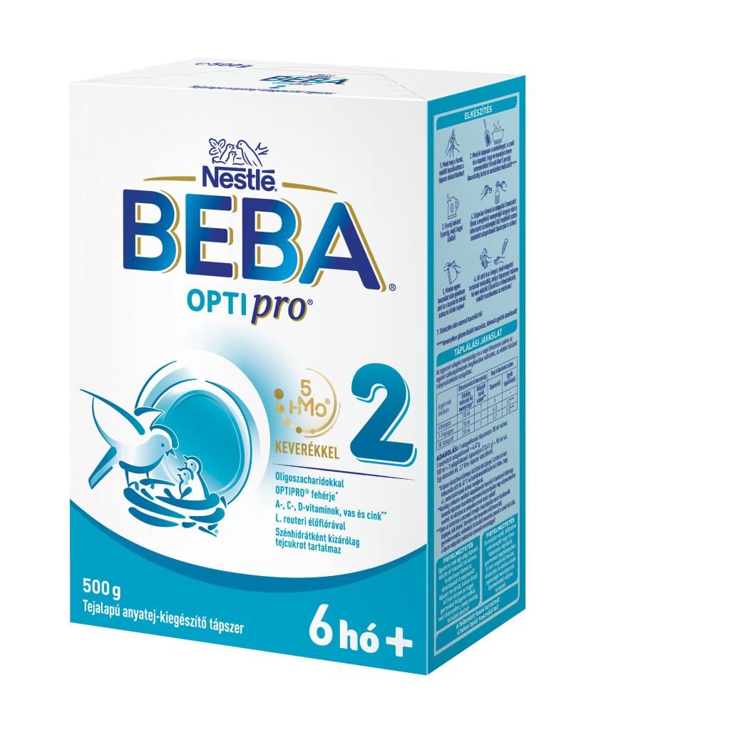 BEBA OptiPro 2 tejalapú anyatej-kiegészítő tápszer 6 hó+ (500 g)