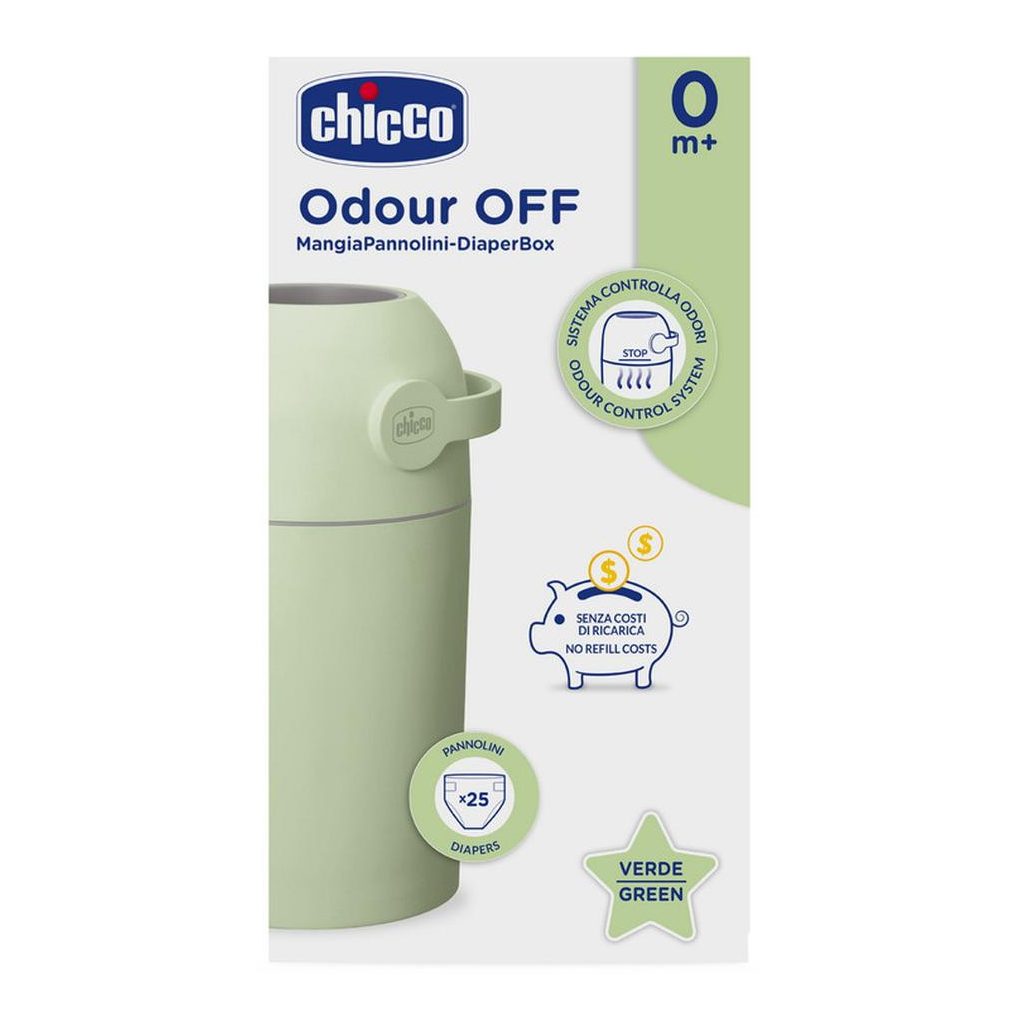 Chicco pelenkatároló szemetes, zöld