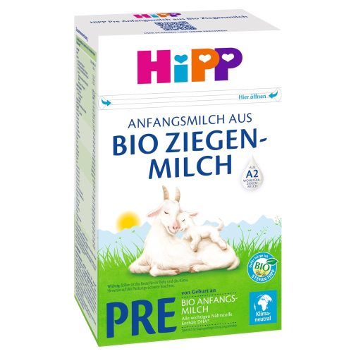 Hipp PRE BIO Kecsketejalapú anyatej-helyettesítő tápszer 0 hó+ (400 g)