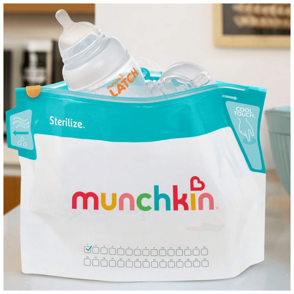 Munchkin Latch Mikrohullámú sterilizáló zacskó (6 db)