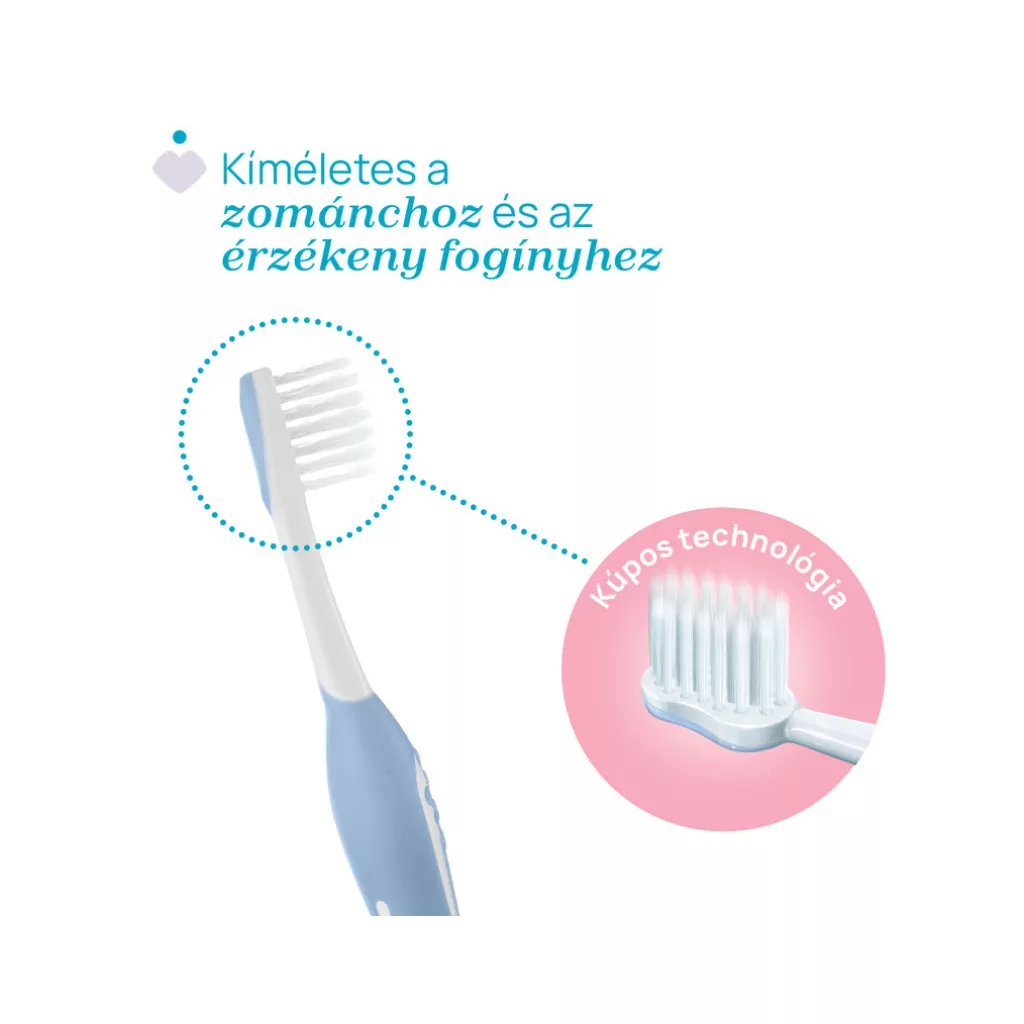 Chicco Fogkefe 6-36 hó ultrafinom sörtékkel (indigókék)