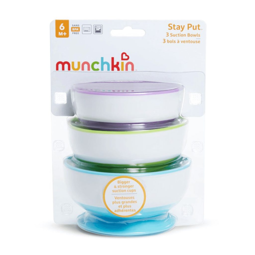 Munchkin Tapadókorongos tálka (3 db)