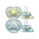 Philips AVENT SCF085/58 Ultra air játszócumi mintás 0-6hó fiús, 2 db (szivárvány)