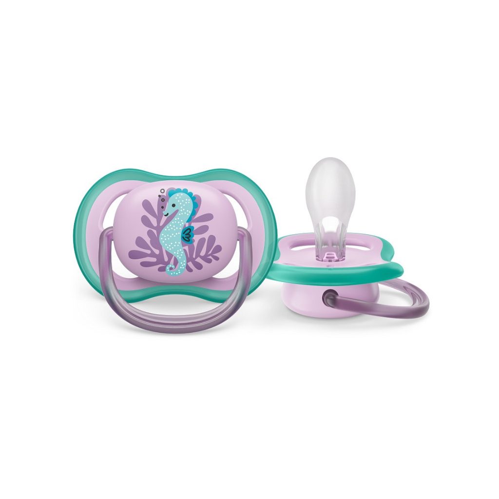 Philips AVENT SCF086/06 Ultra air játszócumi mintás 6-18hó, 1 db (csikóhal)