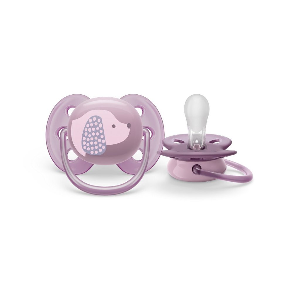 Philips AVENT SCF092/05 Ultrasoft Premium játszócumi 6-18hó, 1 db (lila)