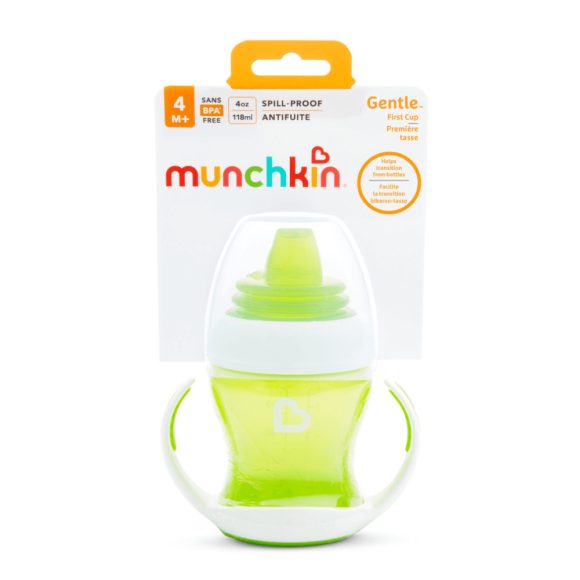 Munchkin tanulópohár fogókarral, 118 ml (zöld)