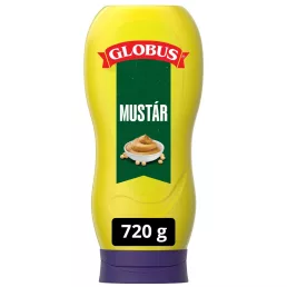 Globus Klasszikus ízű Mustár, flakonos (720 g)