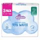 Violeta nedves törlőkendő 3 PACK - water care 99%-os víztartalommal (3x56 db)