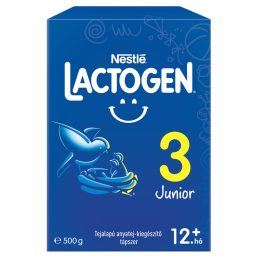   Nestlé Lactogen 3 Junior tejalapú anyatej-kiegészítő tápszer 12 hó+ (500 g)