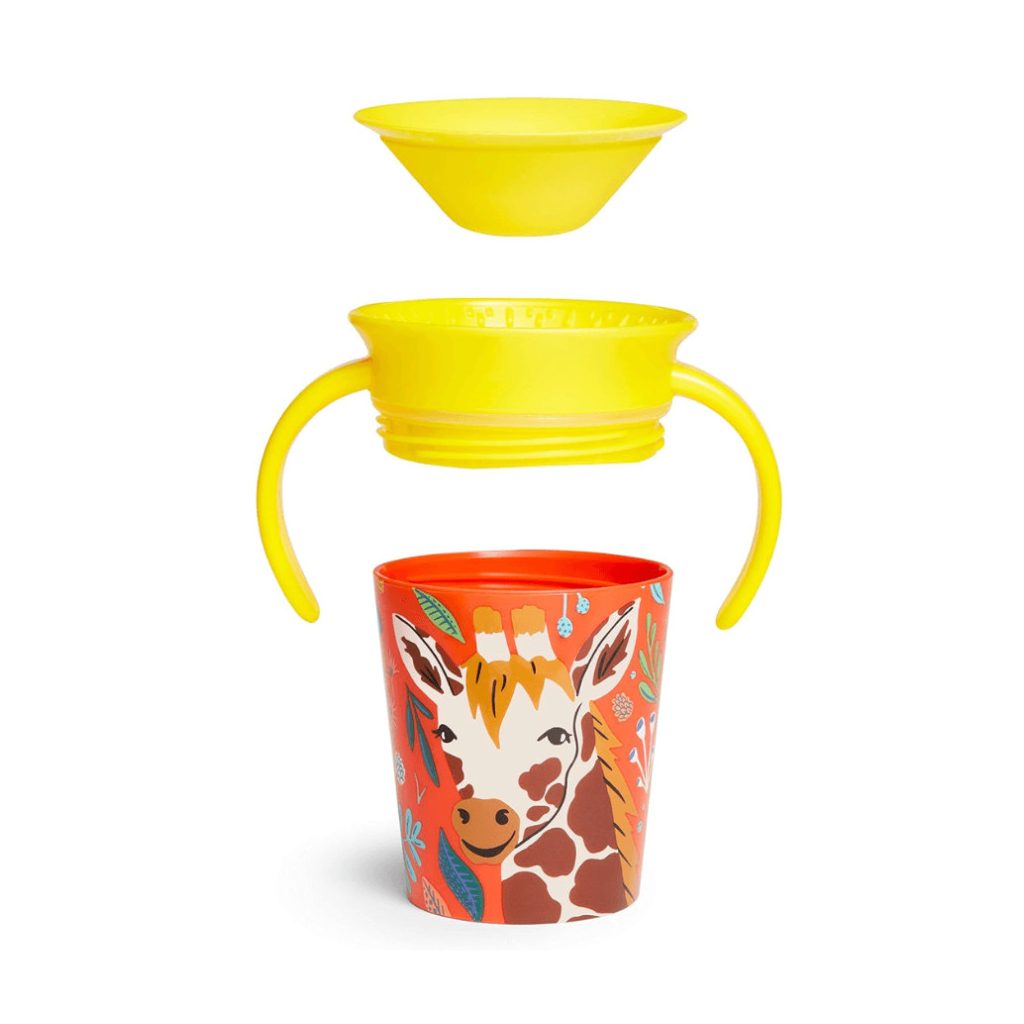 Munchkin Wildlove Miracle Cup itatópohár, 177 ml (zsiráf)