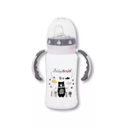 BabyBruin szélesnyakú tanuló pohár, 300 ml (fiús)