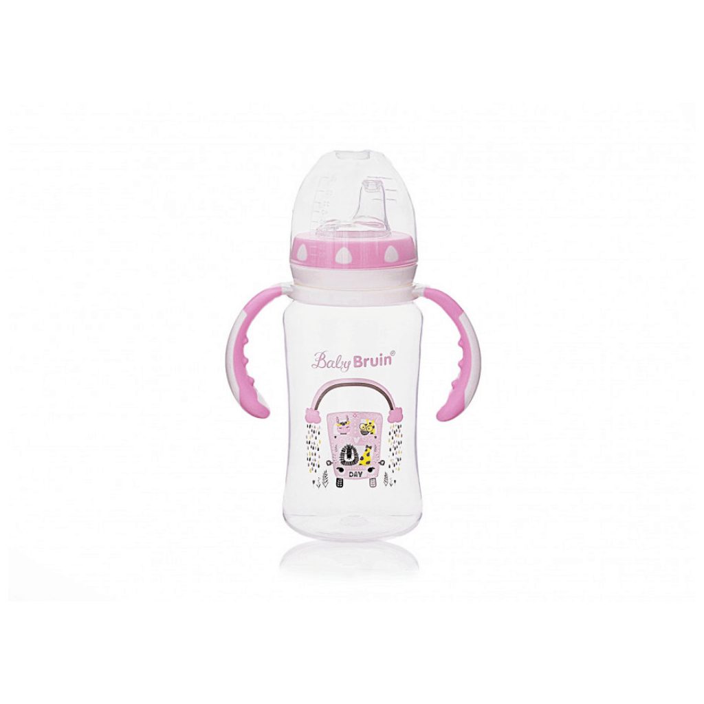 BabyBruin szélesnyakú tanuló pohár, 300 ml (lányos)