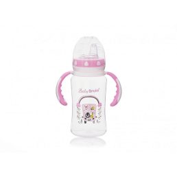 BabyBruin szélesnyakú tanuló pohár, 300 ml (lányos)