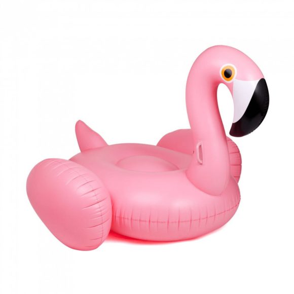 Óriás felfújható flamingó rider, úszógumi (138x104 cm)