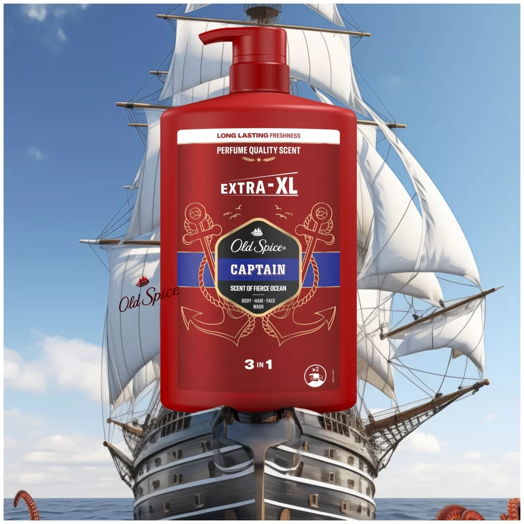 Old Spice Tusfürdő Captain 1000 ml