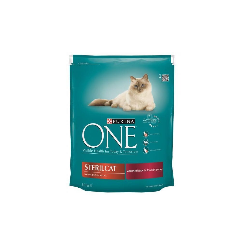Purina One Sterilcat száraz macskaeledel marhával (800 g)