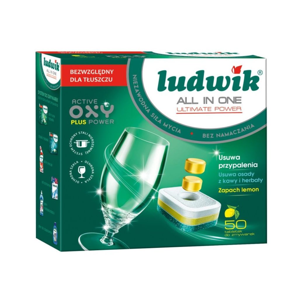 Ludwik mosogatógép tabletta All in 1 Ultimate Power (50 db)
