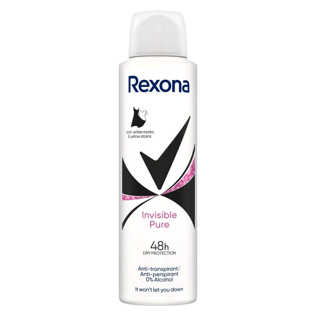 Rexona Invisible Pure izzadásgátló spray 150 ml