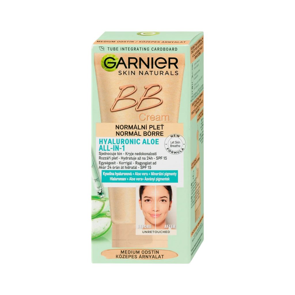 Garnier Skin Naturals Hyaluronic Aloe All-in-1 BB Krém medium (50 ml)