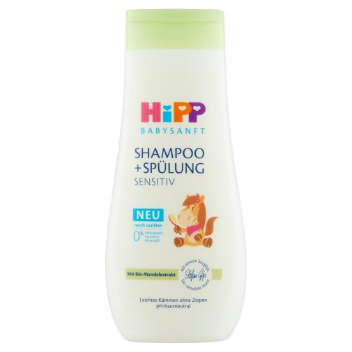 Hipp Babysanft sensitiv babasampon a könnyen kifésülhető hajért (200 ml)