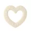 Bibs rágóka szív - krémfehér