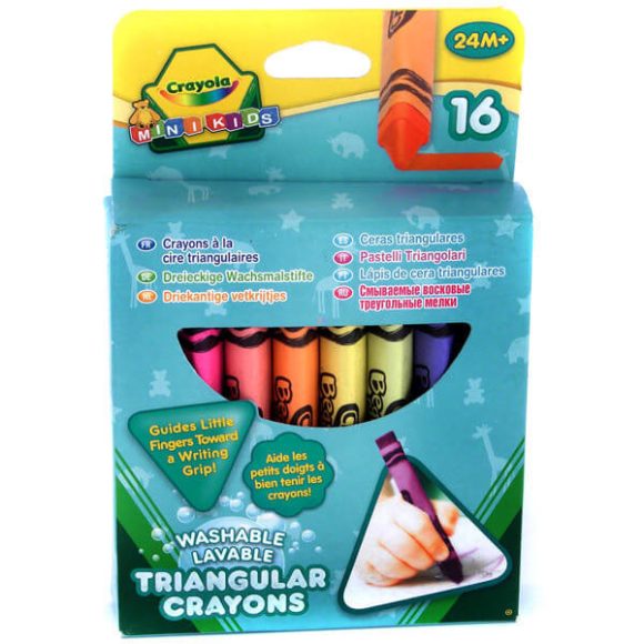 Crayola háromszög alakú tömzsi viaszkréta készlet 16 db 