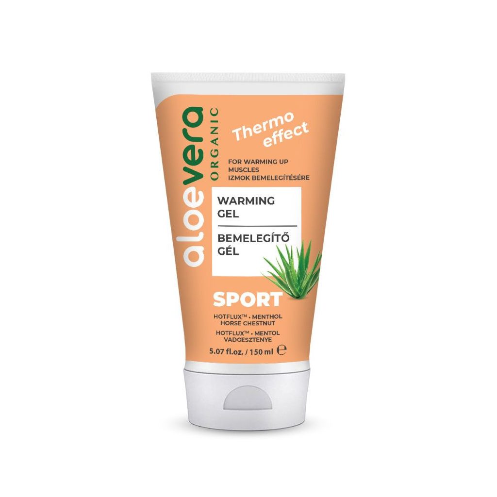 Aloe Vera Organic Sport Bemelegítő gél 3 in 1 - (150 ml)