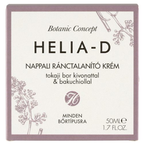 Helia-D Botanic concept nappali ránctalanító krém tokaji bor kivonattal és bakuchiollal (50 ml)