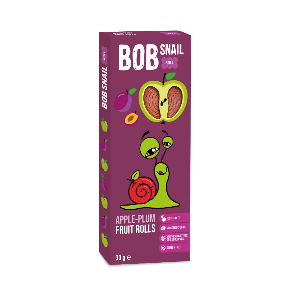 Bob Snail alma-szilva gyümölcstekercs (30 g)