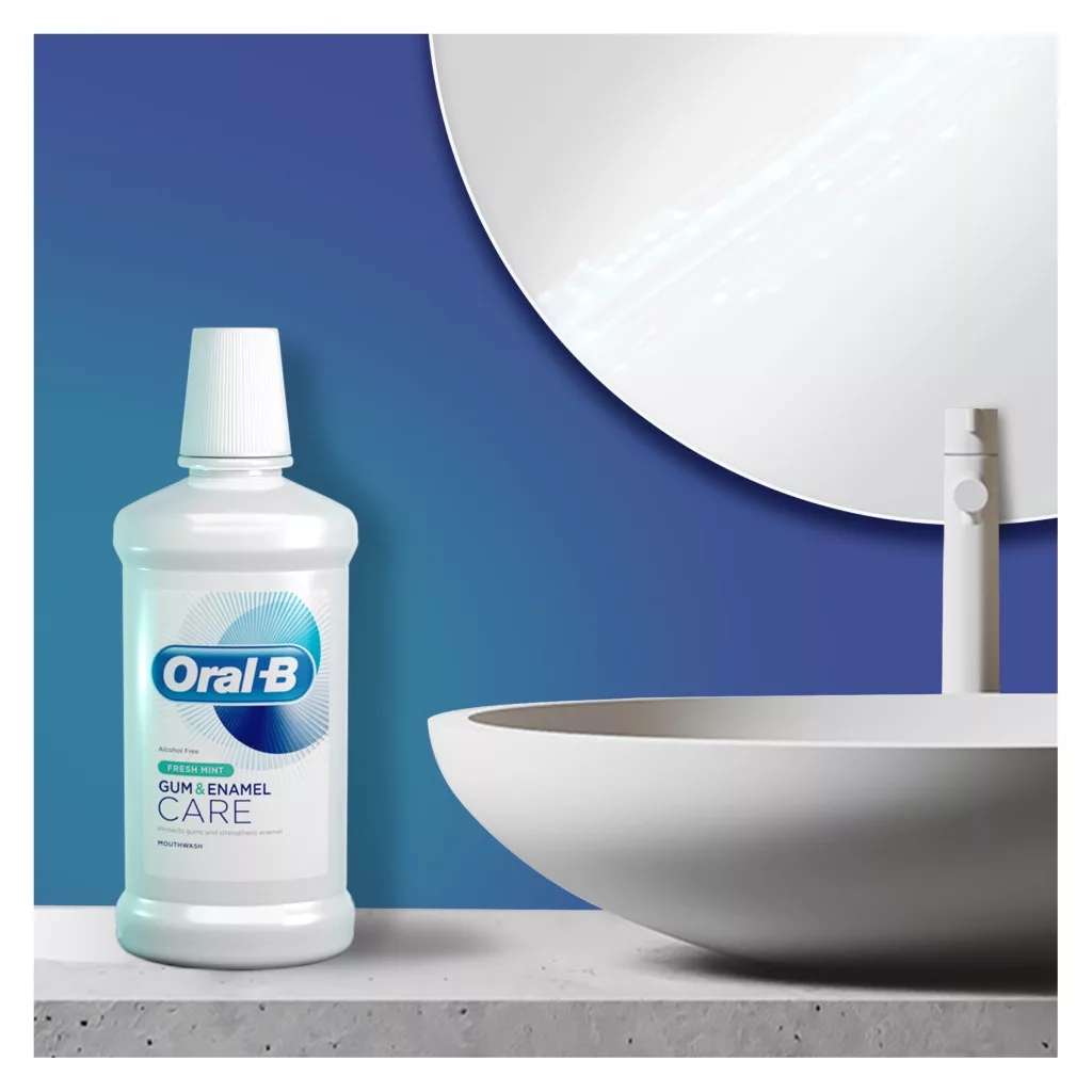 Oral-B gum & enamel care fresh mint szájvíz 500 ml