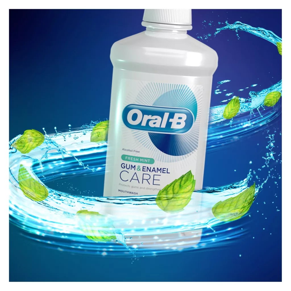 Oral-B gum & enamel care fresh mint szájvíz 500 ml