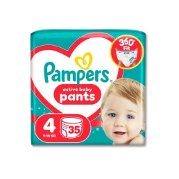 Pampers Active Baby Bugyipelenka, Maxi 4, 9-15 kg, 35 db