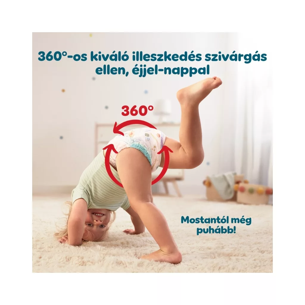 Pampers Active Baby Bugyipelenka, Maxi 4, 9-15 kg, 35 db