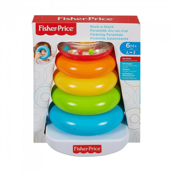 Fisher-Price: Kacagj és Fejlődj! színes gyűrűpiramis