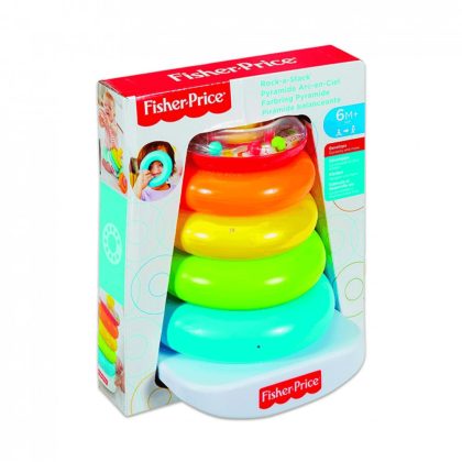 Fisher-Price: Kacagj és Fejlődj! színes gyűrűpiramis