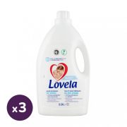   Lovela Baby hipoallergén folyékony mosószer fehér ruhákhoz 3x2,9 liter (96 mosás)