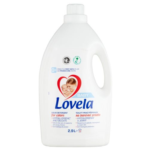 Lovela Baby hipoallergén folyékony mosószer színes ruhákhoz 2,9 liter (32 mosás)