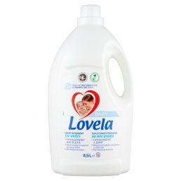   Lovela Baby hipoallergén folyékony mosószer fehér ruhákhoz 4,5 liter (50 mosás)