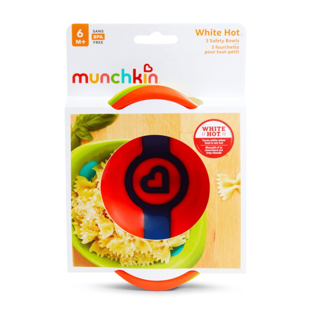 Munchkin White Hot hőérzékelős tálka (3 db)