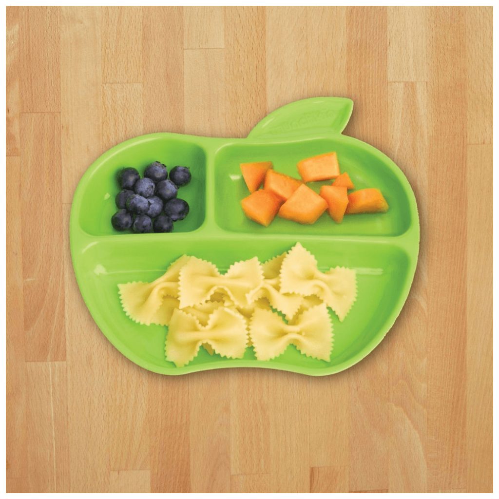 Munchkin Lil Apple rekeszes tányér (3 db)