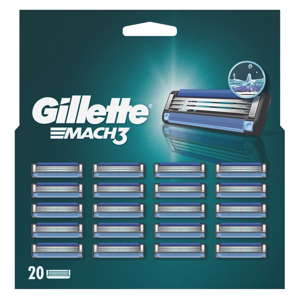 Gillette Mach3 Borotvabetétek Férfi Borotvához  (20 db)