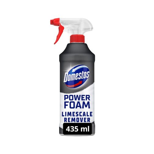 Domestos Power Foam WC és fürdőszoba tisztító hab spray, vízkóoldó (435 ml)
