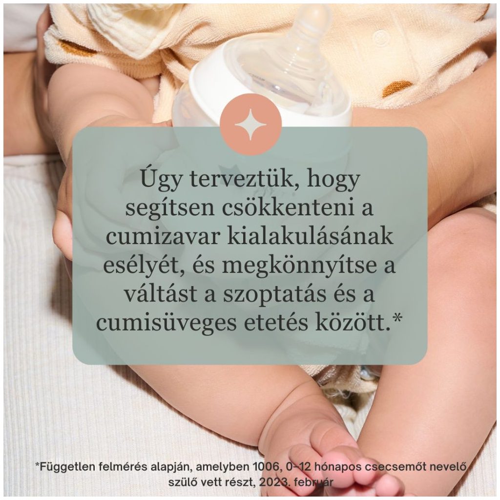 Tommee Tippee CTN etetőcumi, sűrű ételekhez 6 hó+ (2 db)