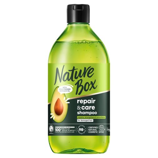 Nature Box Avokádó sampon a regenerált hajért (385 ml)