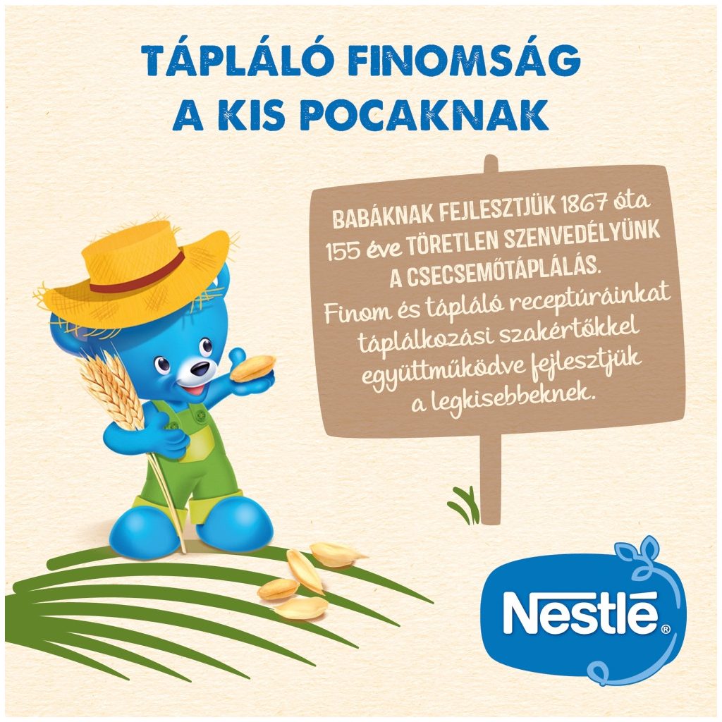 Nestlé Sztracsatellás/Stracciatellás pép bifidusszal 8 hó+ (250 g)