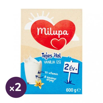Milupa vanília ízű tejes ital-gyerekital 24 hó+ (2x600 g)